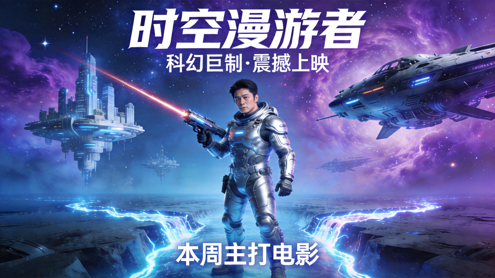 本周主打电影《时空漫游者》科幻巨制震撼画面